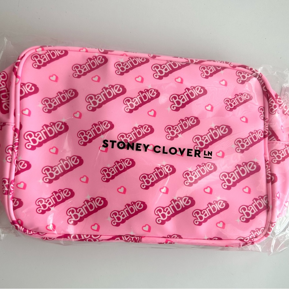 NWT Stoney Clover Lane BARBIE large Toiletries/Makeup Bag - Picture 3 of 5